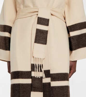 Striped wool coat | Zimmermann