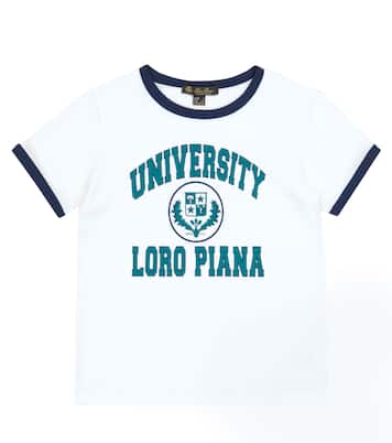 Bedrucktes T-Shirt aus Baumwoll-Jersey | Loro Piana Kids