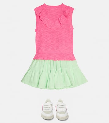 Punto cotton-blend rib-knit top | Morley