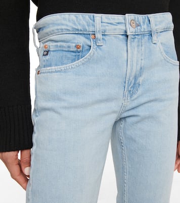 Jeans Girlfriend de tiro medio cropped | AG Jeans