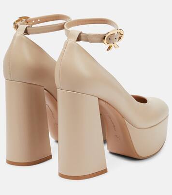Vernice platform leather pumps | Gianvito Rossi