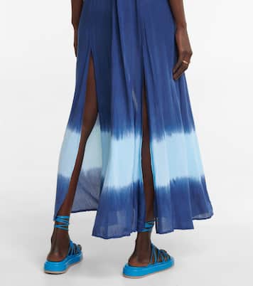 Robe longue Nava tie & dye | Poupette St Barth
