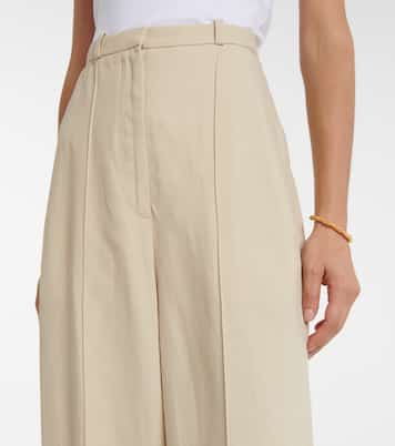 بنطلون بأرجل واسعة Gabardine | Toteme