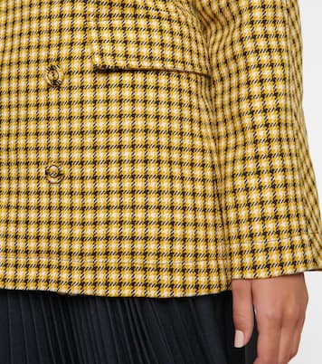 Houndstooth wool blazer | Plan C