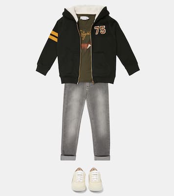 Braford cotton jersey hoodie | Bonpoint