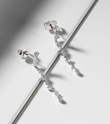 Boucles d’oreilles Classic en or blanc 18 ct et diamants | Suzanne Kalan