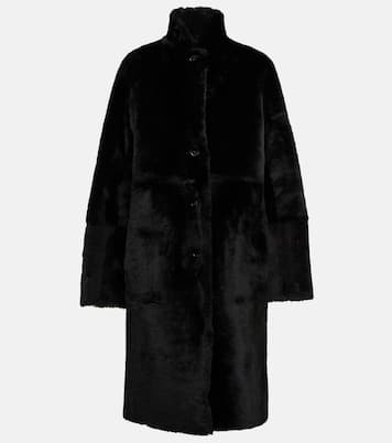 Manteau réversible Britany en cuir et shearling | Joseph