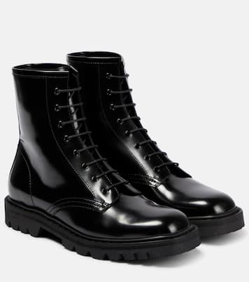 Ranger patent leather ankle boots in black The Row Mytheresa