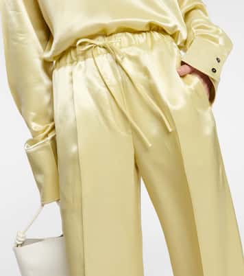 Pantaloni in raso | Jil Sander