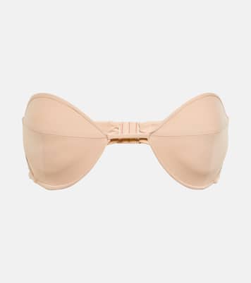 Top de bikini bandeau floral | Magda Butrym