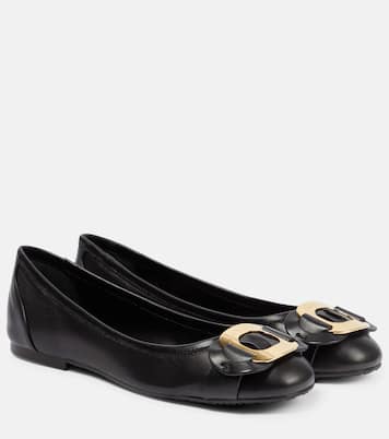 Chany leather ballet flats | See By Chloé