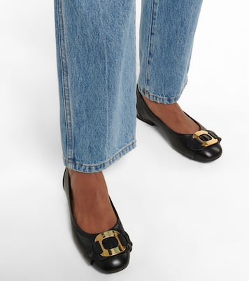 Chany leather ballet flats | See By Chloé