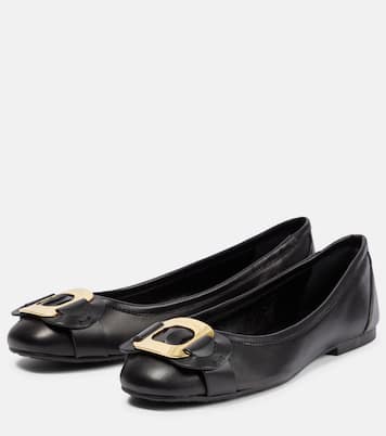 Chany leather ballet flats | See By Chloé