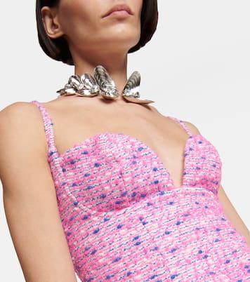 Verziertes Minikleid aus Tweed | Area