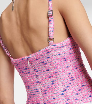Verziertes Minikleid aus Tweed | Area