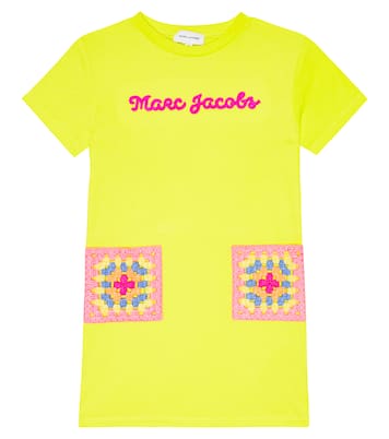 Abito in cotone con ricamo | Marc Jacobs Kids