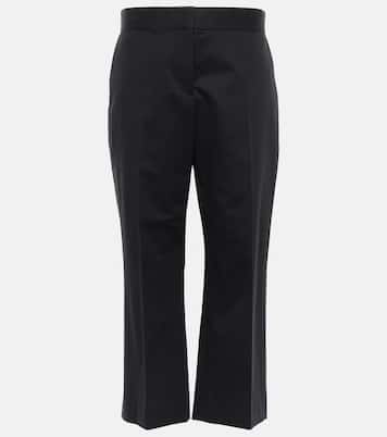 Bapri cotton-blend cropped pants | The Row