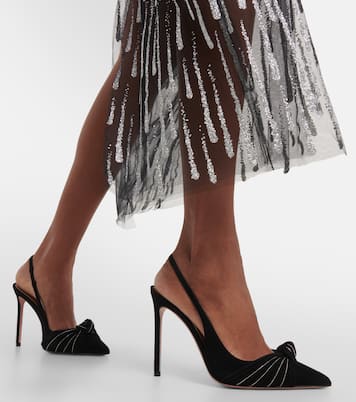Escarpins Atelier en daim à ornements | Aquazzura