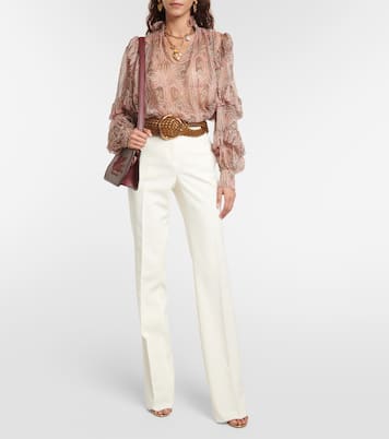 Pantalones rectos de lana | Etro