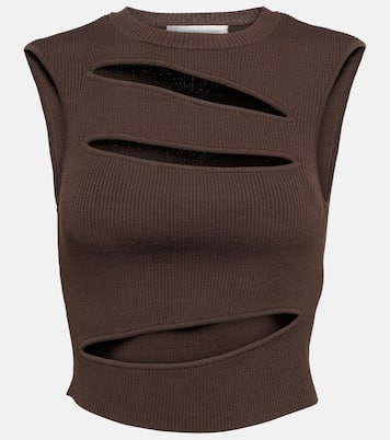 Top in maglia a coste con cut-out | Christopher Esber
