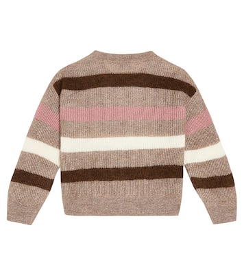 Mohair-blend striped sweater | Brunello Cucinelli Kids
