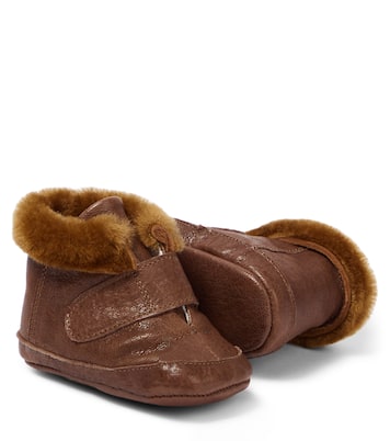 Baby - Stivaletti in pelle con shearling | PèPè