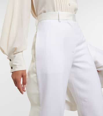 Pantaloni regular a vita alta | Victoria Beckham