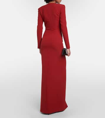 Robe Trixie aus Crêpe | Safiyaa