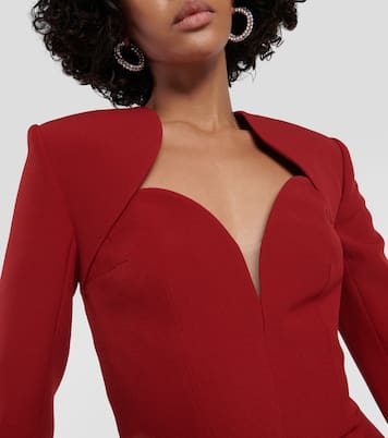Robe Trixie aus Crêpe | Safiyaa