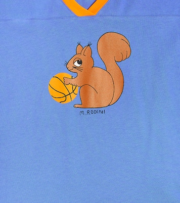 Camiseta Squirrels de jersey de algodón | Mini Rodini