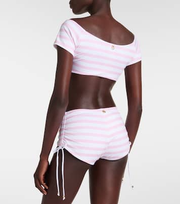 Top cropped Stefani con scollo bardot | Bananhot