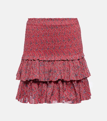 Minifalda Naomi de algodón fruncida | Marant Etoile