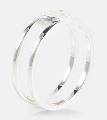 Anello Interlocking G in argento | Gucci