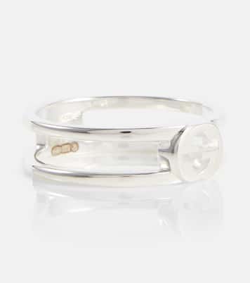 Anello Interlocking G in argento | Gucci