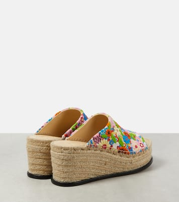Paula's Ibiza Petal 80 espadrille wedges  | Loewe