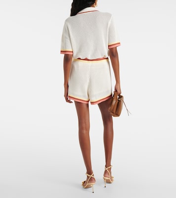 Shorts Golden in maglia a vita alta | Zimmermann