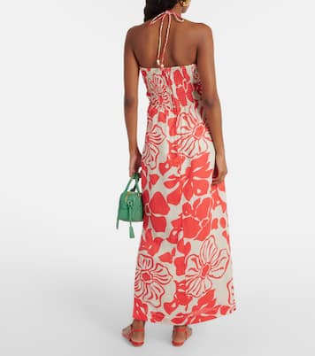 Tortugas floral linen maxi dress | Faithfull