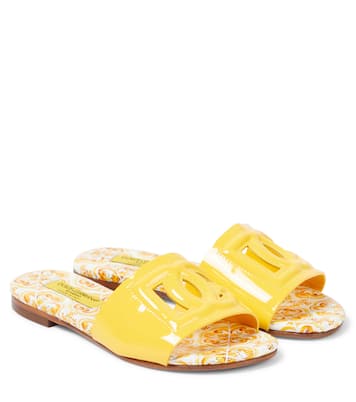 Mules en cuir verni | Dolce&Gabbana Kids