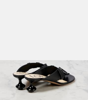 Toy Panta leather thong sandals | Loewe