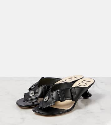 Toy Panta leather thong sandals | Loewe
