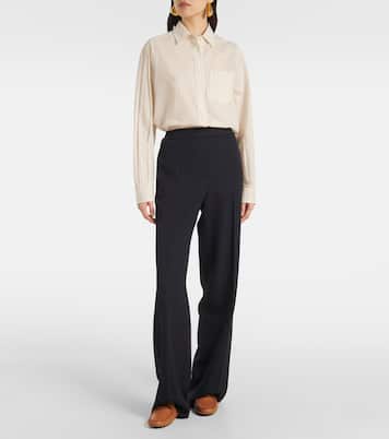 Pantaloni a gamba larga in lana | Tod's