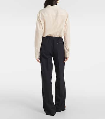 Pantaloni a gamba larga in lana | Tod's