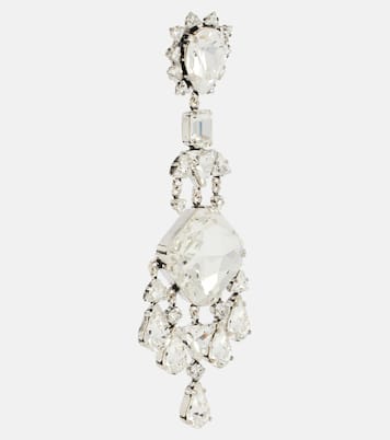 Orecchini a clip con cristalli | Saint Laurent