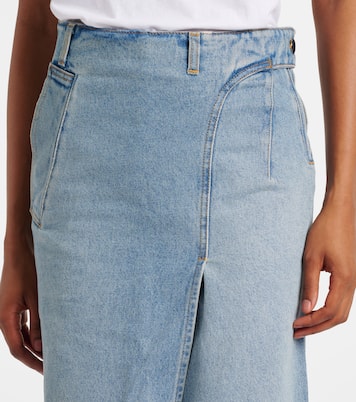 Falda envolvente de denim | Victoria Beckham