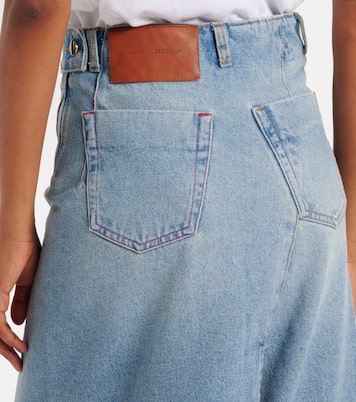 Falda envolvente de denim | Victoria Beckham