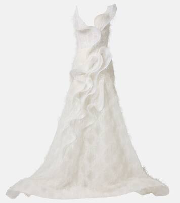 Bridal - Abito lungo Enamour in misto seta | Maticevski