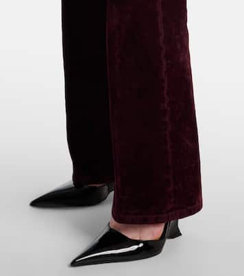 Pantaloni regular in velluto a vita media | Ferragamo