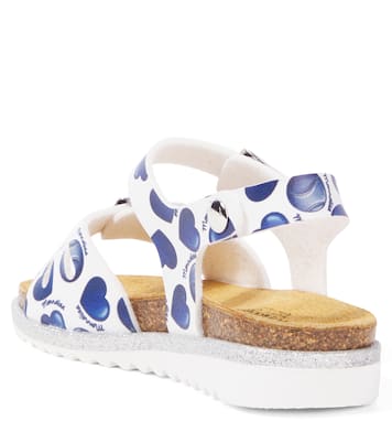 Sandales St. Cuori en cuir synthétique | Monnalisa