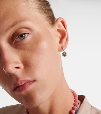 Orecchini in oro 18kt con topazio | Ileana Makri