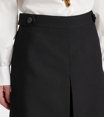 Wool crêpe culottes | Chloé